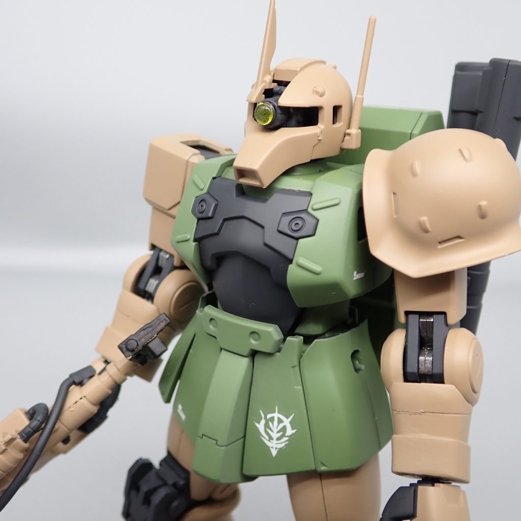 ザク１　スナイパー　–2枚目/制作者：アンジェロのプラモデル工房