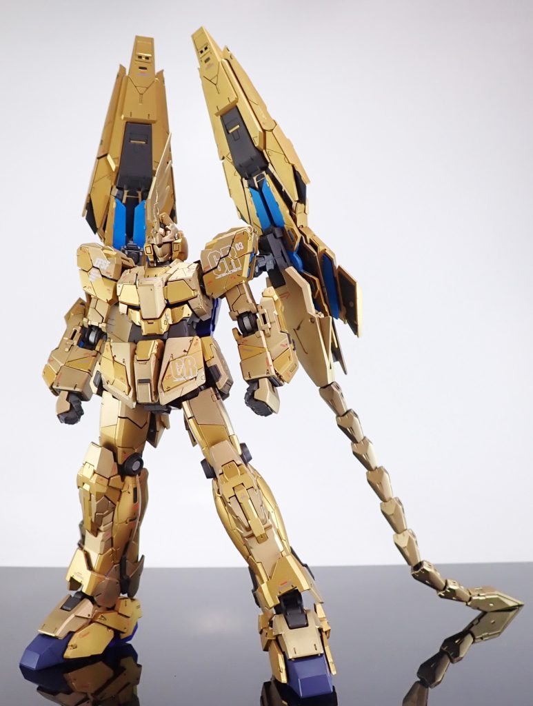 ユニコーンモードもアンテナをプラ板からスクラッチしています。