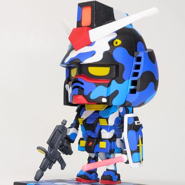 ガンプラくん　カモフラージュ　ブルーver