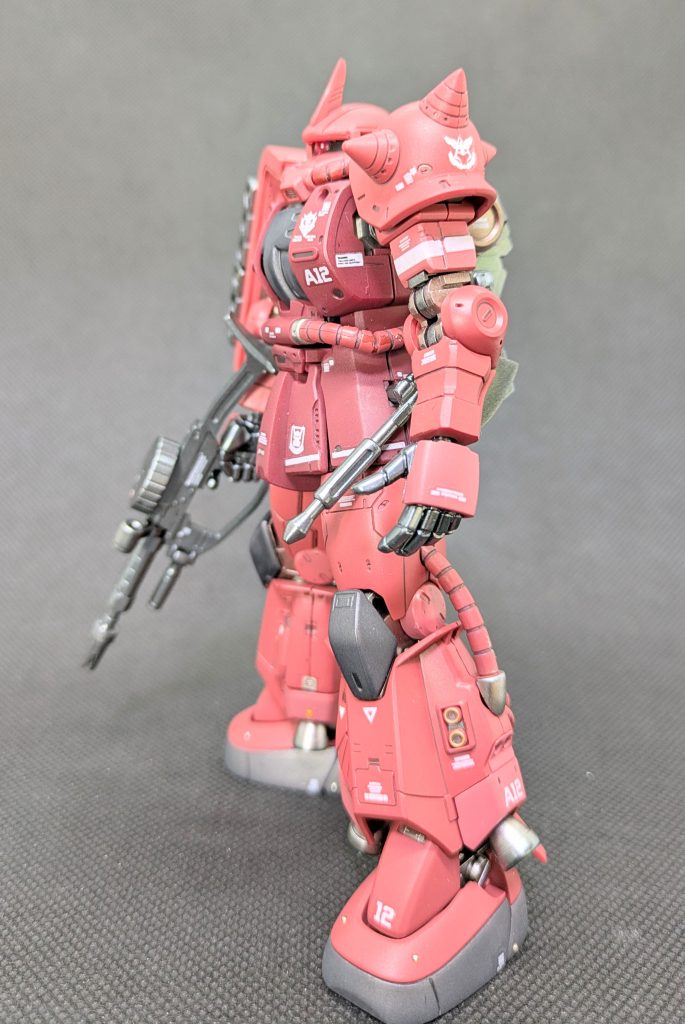 サイドショット左✨️ ストレート組みですがディテールアップはぬかりなくそこそこ行なっています👍️