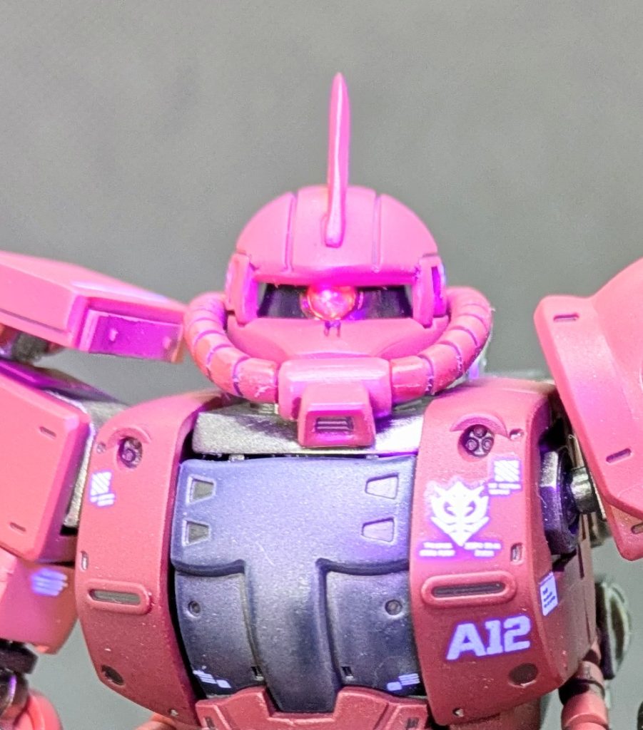 アップショット✨️ モノアイは得意の市販品のデコパーツに蛍光マーカーを塗り塗り😅 