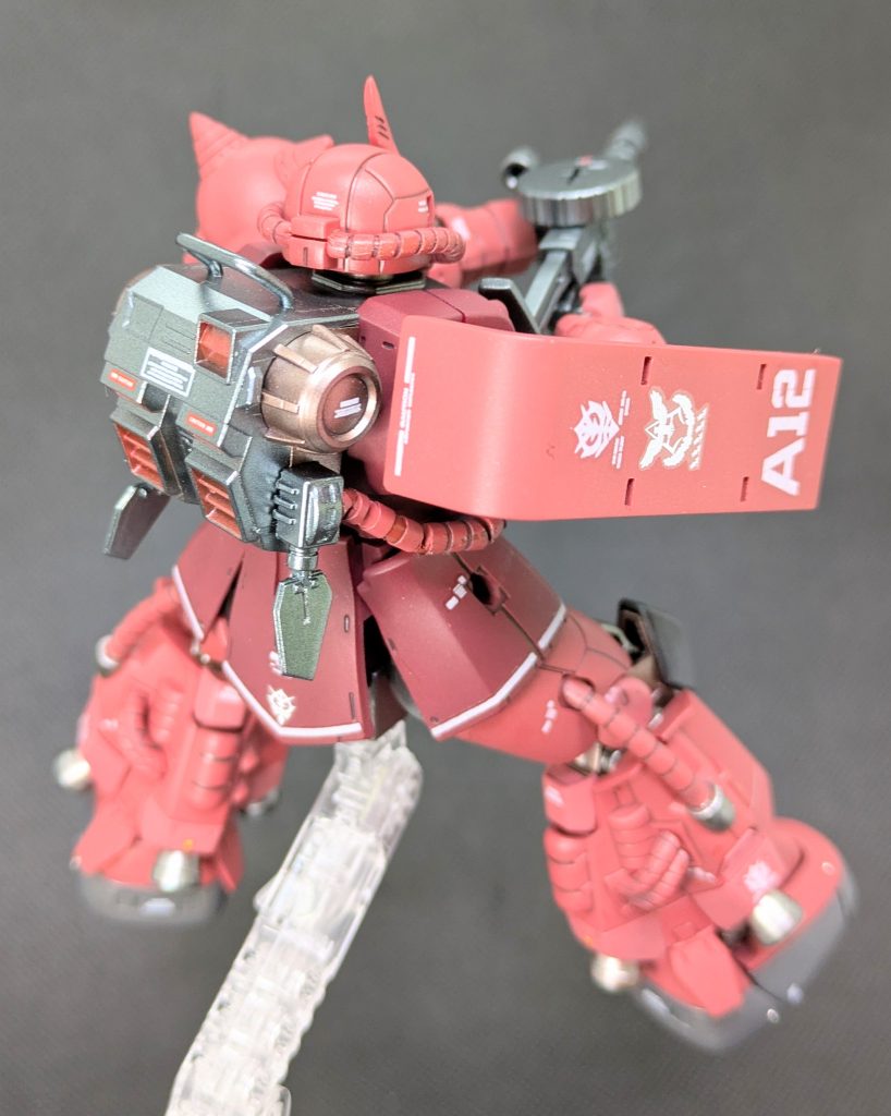 バックショットも✨️ バックパックのタンク部は別パーツだった為、 カラー変更してみました👍️