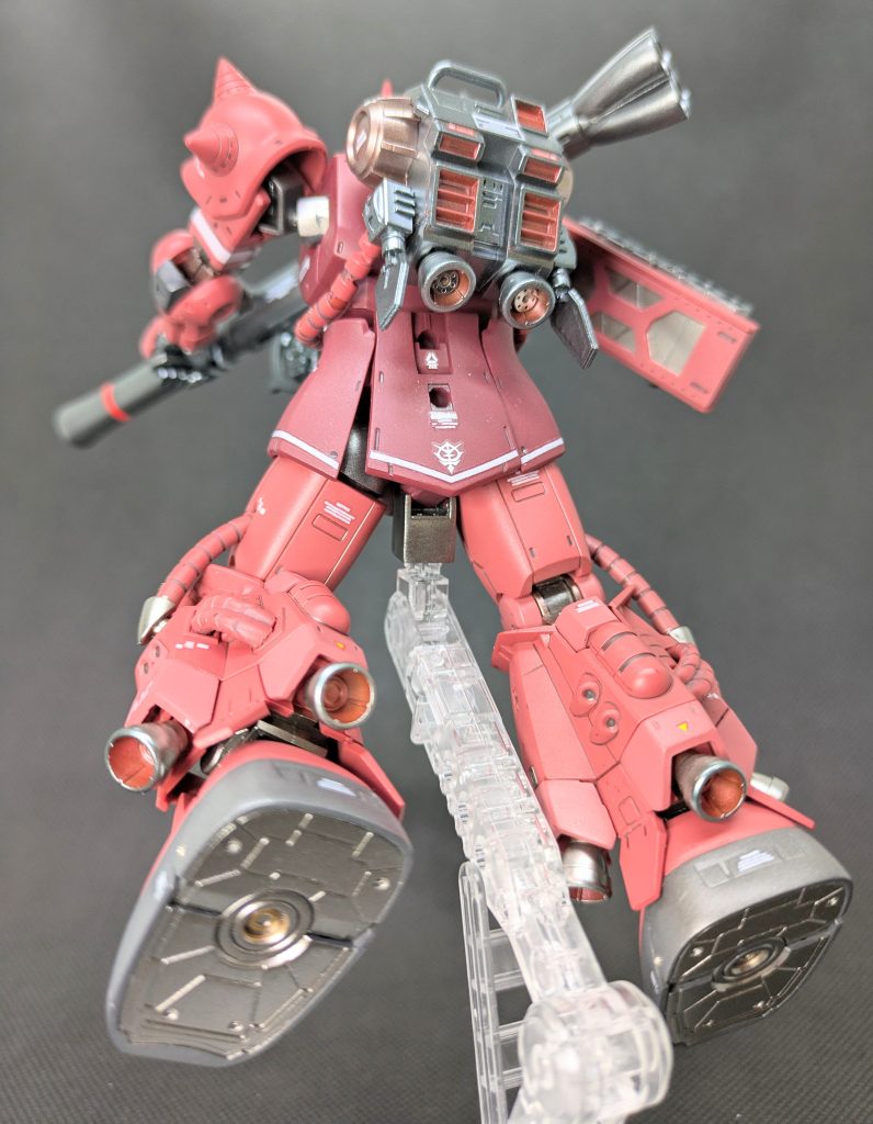 こちらもバックショットを✨️ いつもみたく、メインバーニア内にメタルパーツ仕込んでます👍️