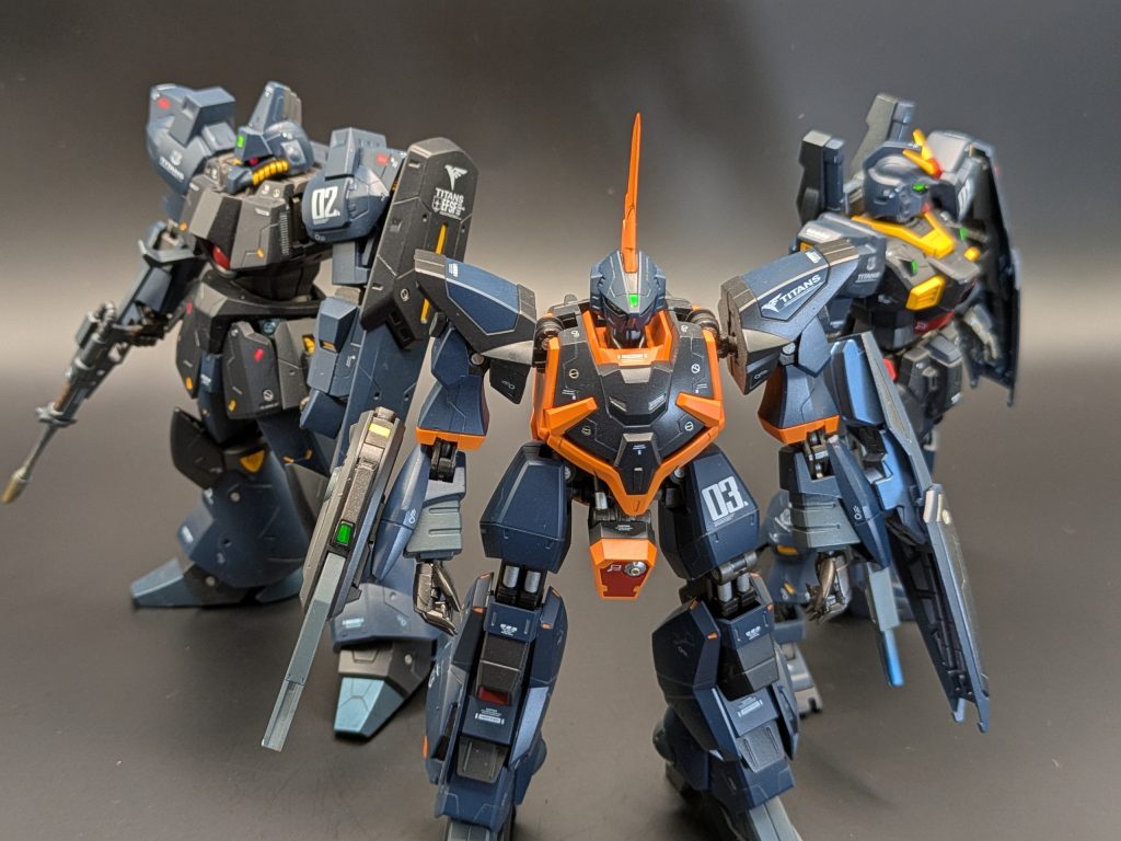 夢のティターンズ複合機体編成小隊。