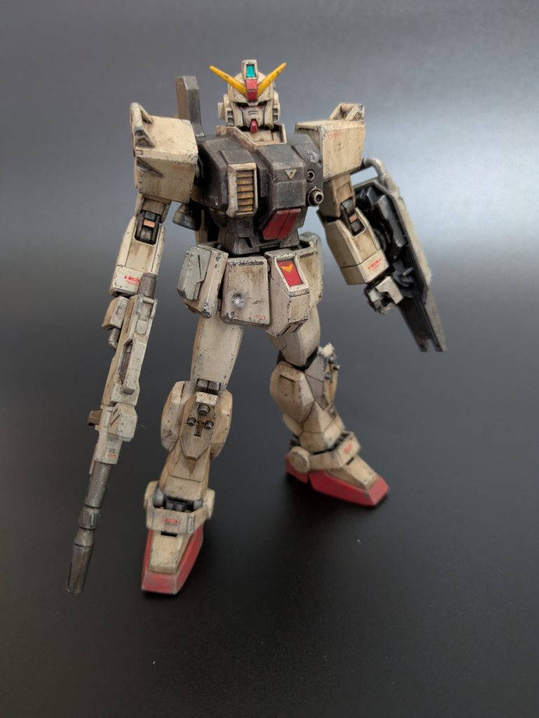 嵐の中で汚れまくった陸戦型ガンダム