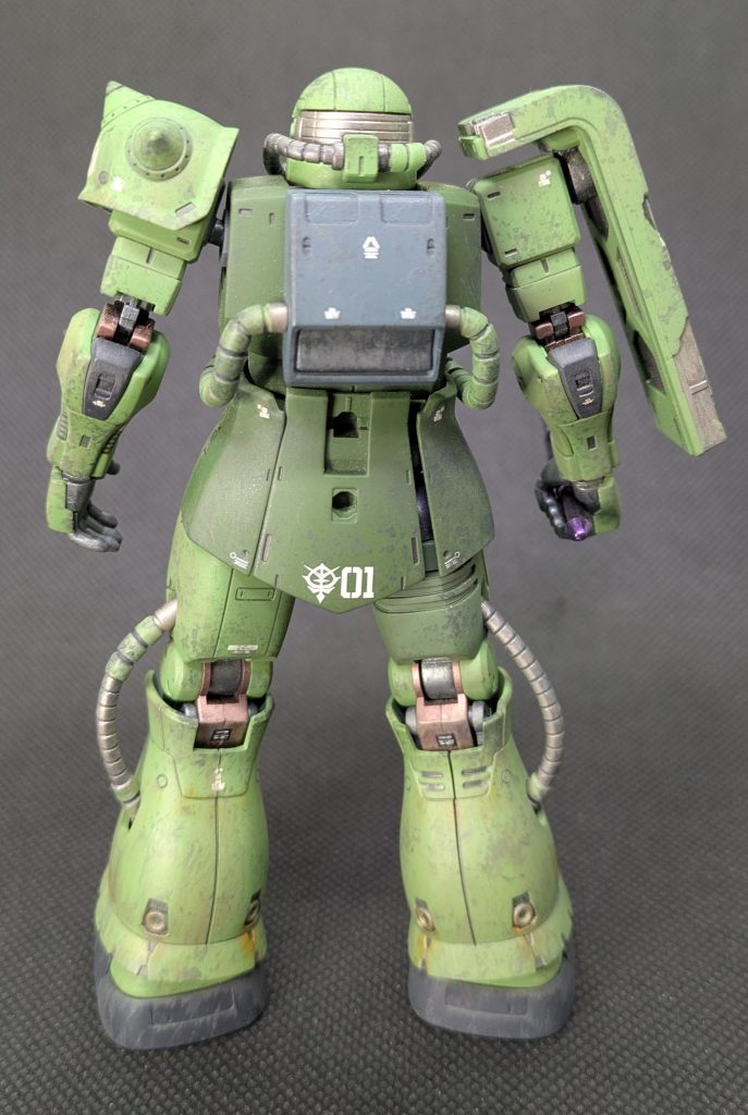 バックショット✨️ フレームや破損部などは 自分アレンジで 塗り分け行いました👍️