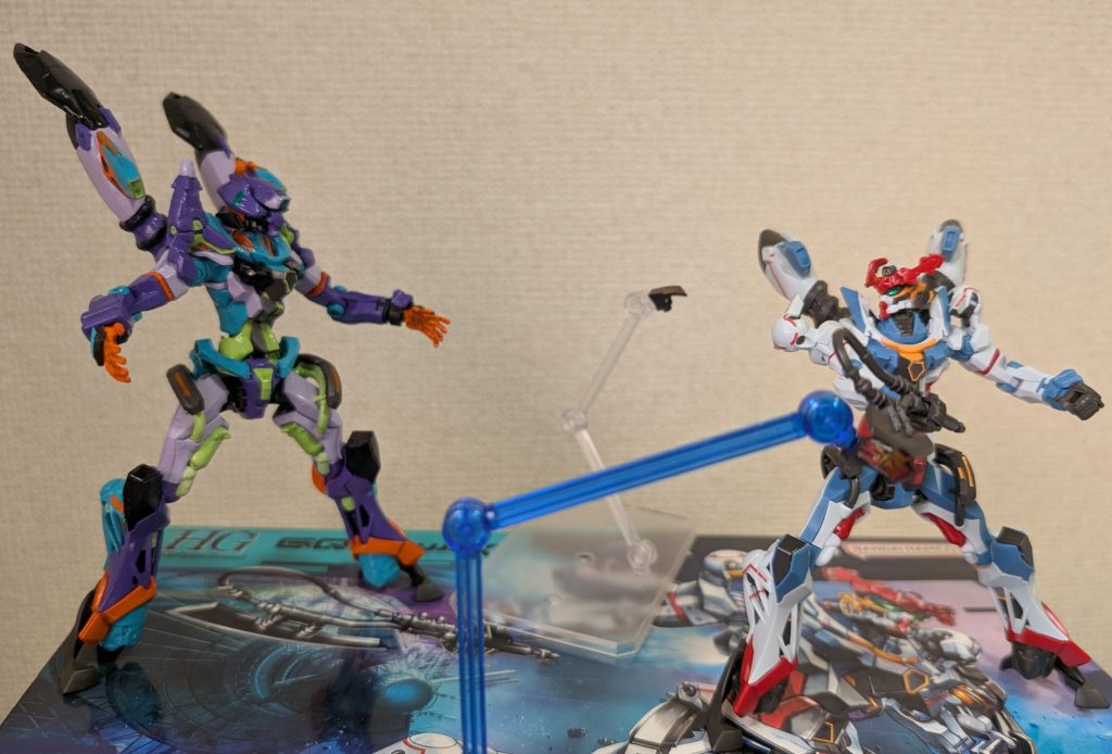 最後は、それぞれヒートホークとビットで対決!!