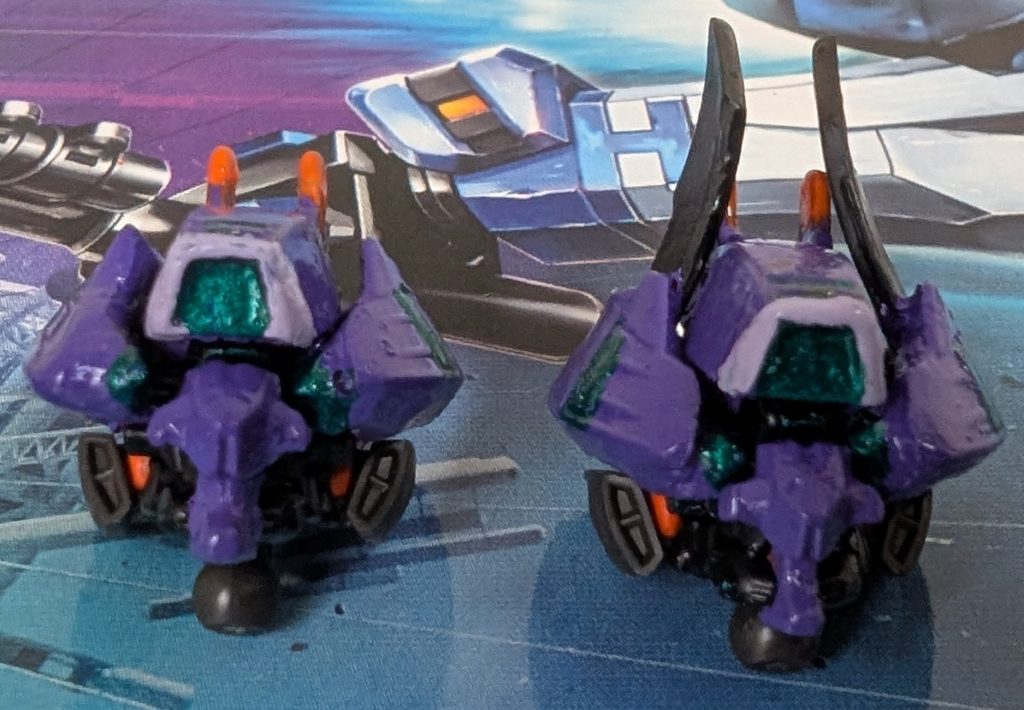 なお頭部も。ビット着脱再現用に2つ作りました。