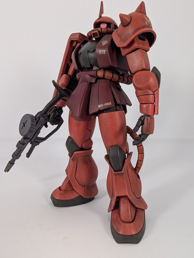 最近ガンダムの顔したのばっかり作ってたのでザクを作ってる時は楽しくて仕方なかったです(zaku-kao6)僕の中ではやっぱりツインアイより単眼モノアイのモビルスーツが最高です(zaku-kao2)