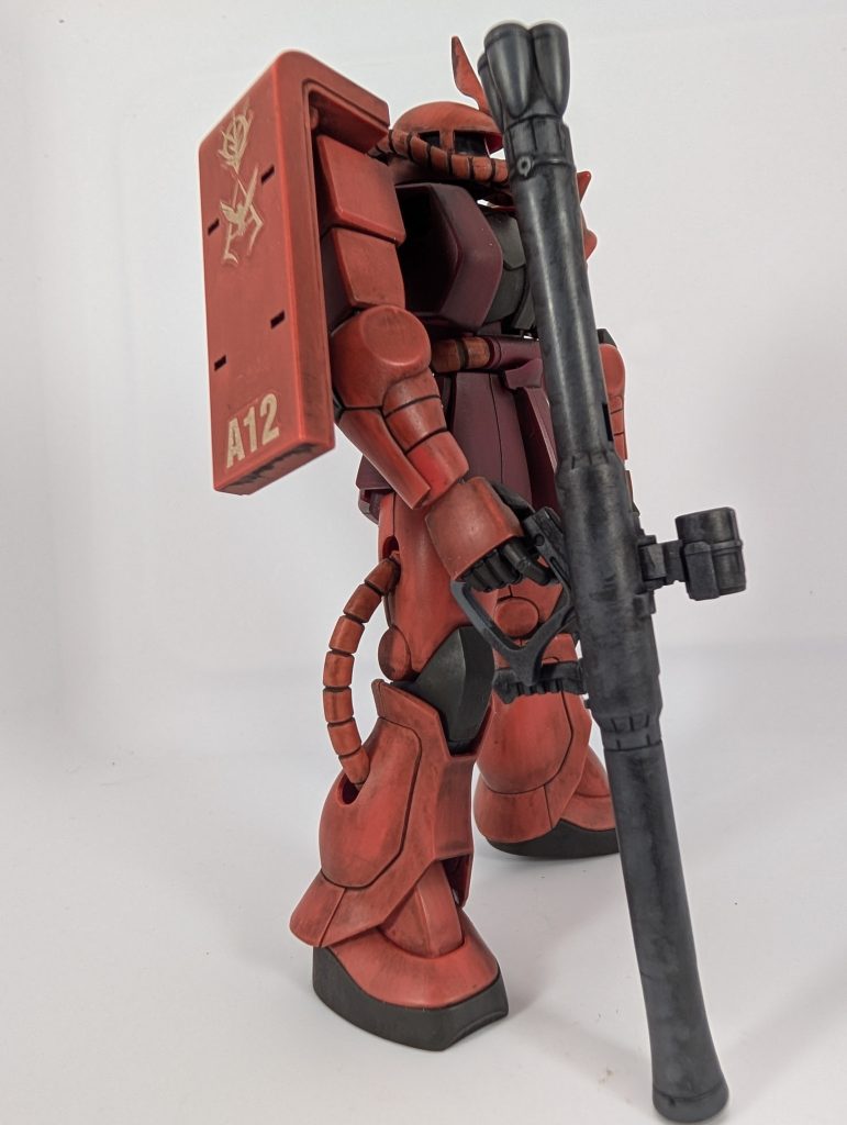 少しですが珍しくデカール貼ってます😁シャアのマークを使いたかっただけなんですけどね（笑）