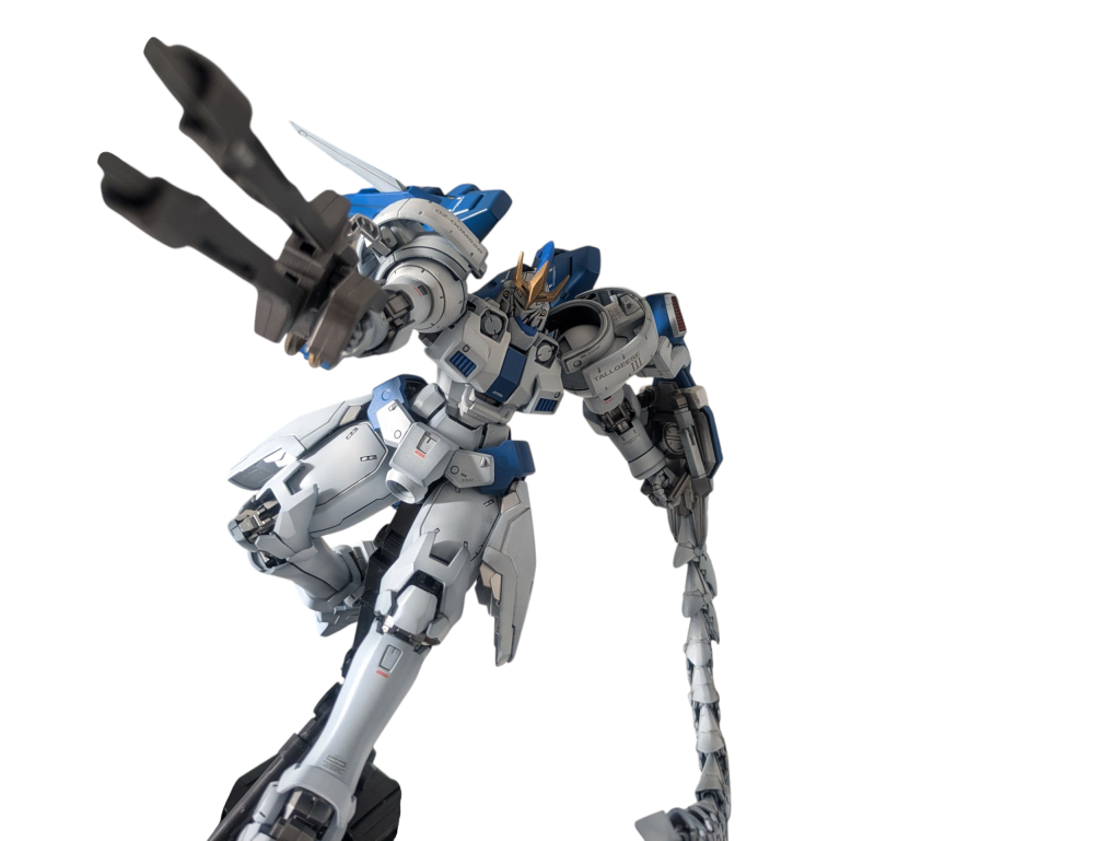 パッケージをイメージしたポーズ(白背景版)ドーバーガン改めメガキャノンの角度が難しい。