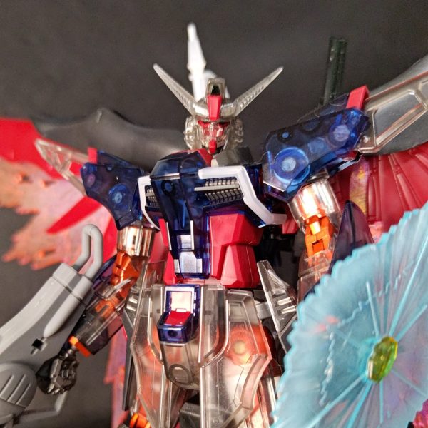 HGデスティニーガンダムSpecⅡ最大稼働　クリアバージョン