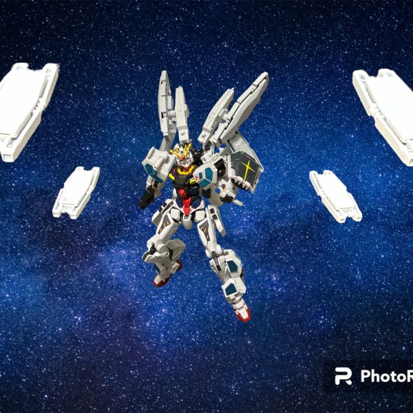 が、ガンダムか？・・・Mk-2かwポンコツがっ^_^その瞬間、後方の僚機が吹き飛ぶ。な、なんだ？その間にすれ違うと、また僚機が真っ二つ^_^は、早い。たかがMk-2ごときに！？グワァー^_^ガンダムから排出されたファンネルが残機を潰す。・・・・これでも新造なんだ。Mk-2は伊達じゃない‼️（6枚目）