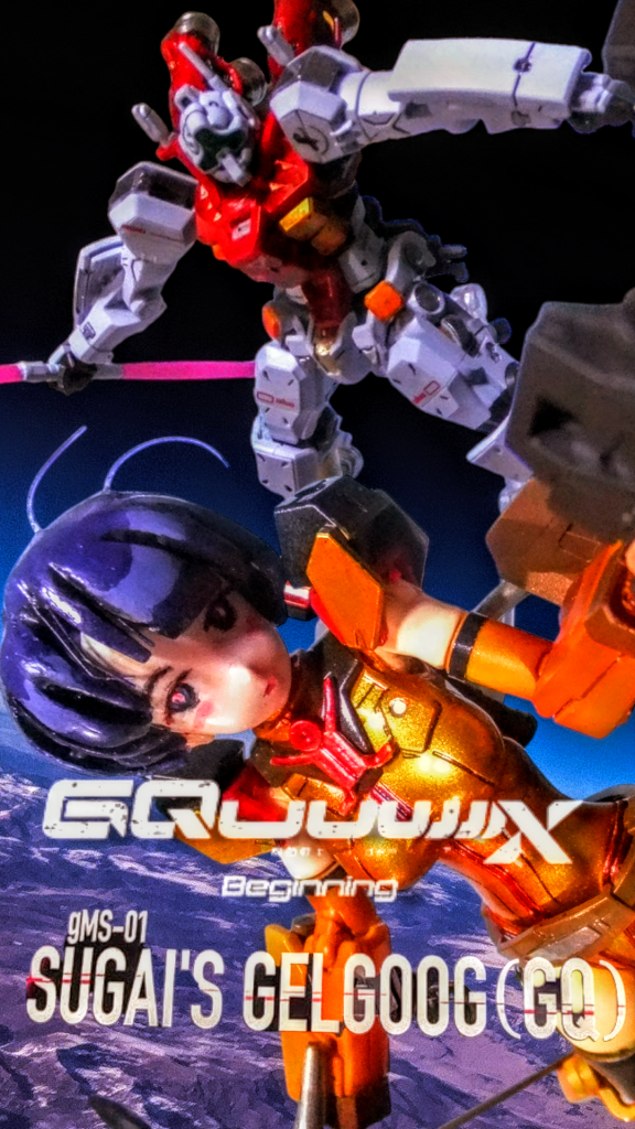 GQuuuuuuX　シイコ　スガイ　に見えるかなぁ～っ😁延長戦　ダイバーナミさん改造Ver完成となります💦