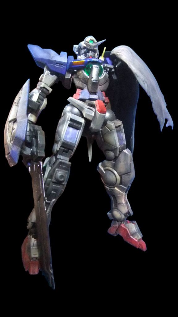 RG　エクシア＋プレミアムバンダイ限定品　エクシアリペア改造キット放置キットを完成させて見た😁–5枚目/制作者：gtarou