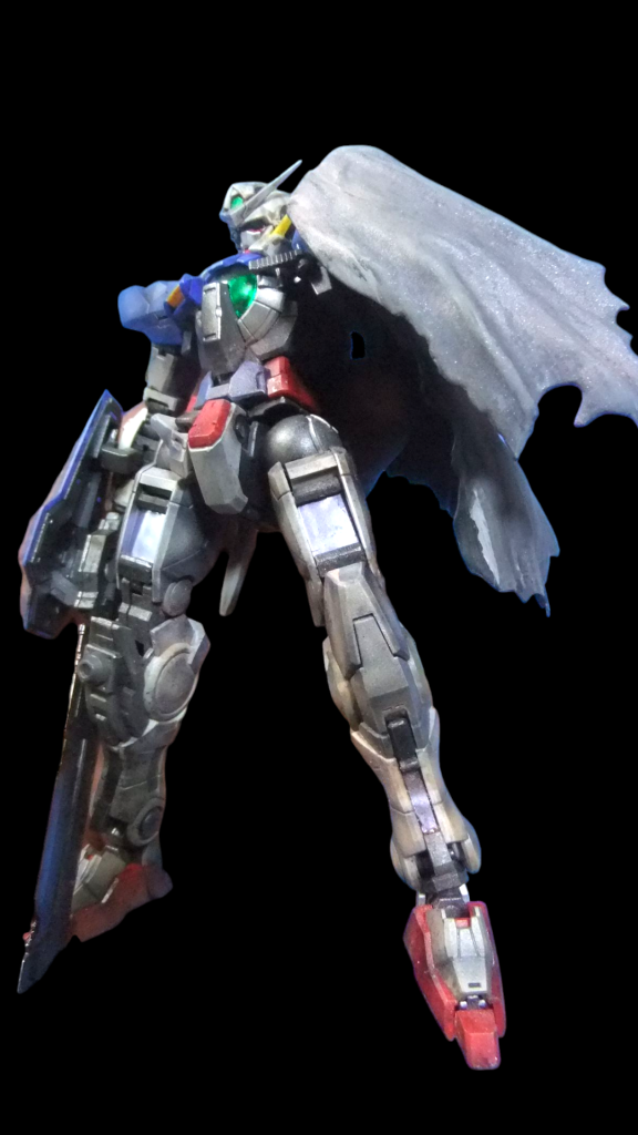 RG　エクシア＋プレミアムバンダイ限定品　エクシアリペア改造キット放置キットを完成させて見た😁–6枚目/制作者：gtarou