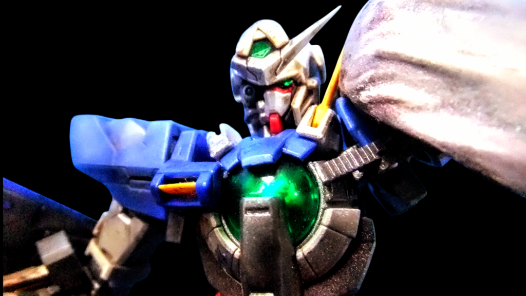 RG　エクシア＋プレミアムバンダイ限定品　エクシアリペア改造キット放置キットを完成させて見た😁–8枚目/制作者：gtarou