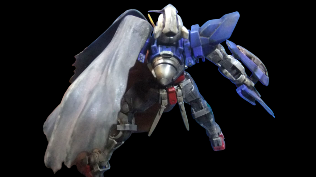 RG　エクシア＋プレミアムバンダイ限定品　エクシアリペア改造キット放置キットを完成させて見た😁–9枚目/制作者：gtarou