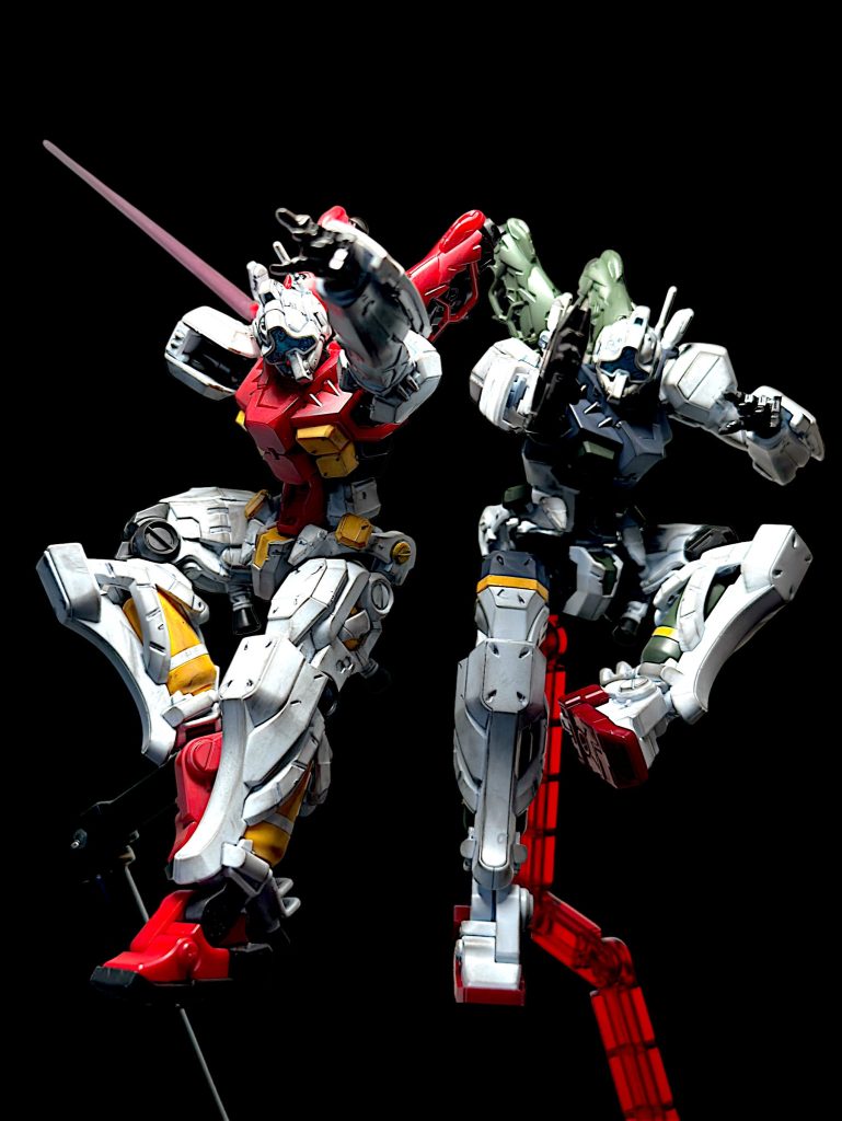 スガイ機と並んだシーンが少なかったので、一緒に戦う場面をイメージしました。 スガイ機はスティグマによる接近戦、ボカタ機は後方から援護射撃。きちんと連携すれば相性の良いマヴになれた気がしました^_^