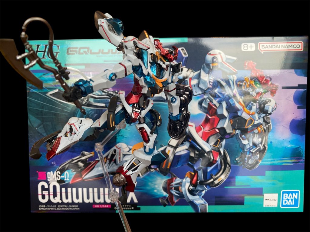 箱絵と同じポーズをとってみました。