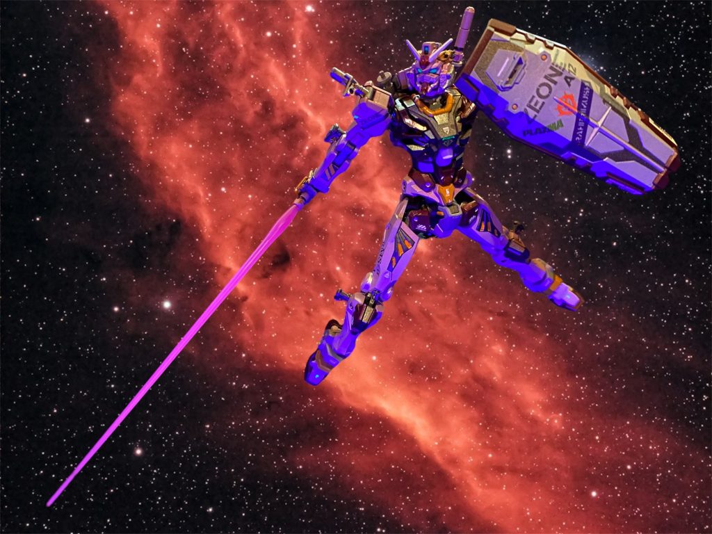 偶然にも、シャア少佐はその機体　RX-78-2 ガンダムを奪取する事に成功する。