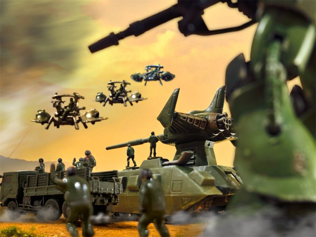 『撤収準備だ、急げ!』オスカーの声が通信機から聞こえる。マイロの機体も、歩兵たちを運ぶトラックを守るように、ゆっくりと歩きだした。「何が、お前の血でこの大地を、だ……。」たった2日前、胸の中で嘯いていた自分を、嘲笑う。”ガンダム”を倒すどころか、守る物を捨てて逃げ出そうとしている。