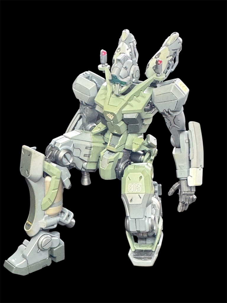 スガイさんゲルググを色変えしてみました。緑色がジオン量産型らしさを出してるかな？