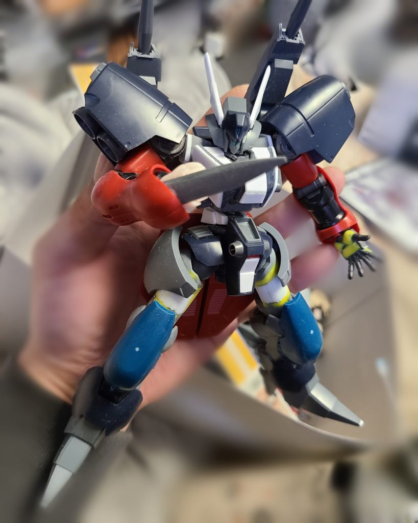 塗装前の状態。ざっくりどこに何を使っているかが分かると思います。