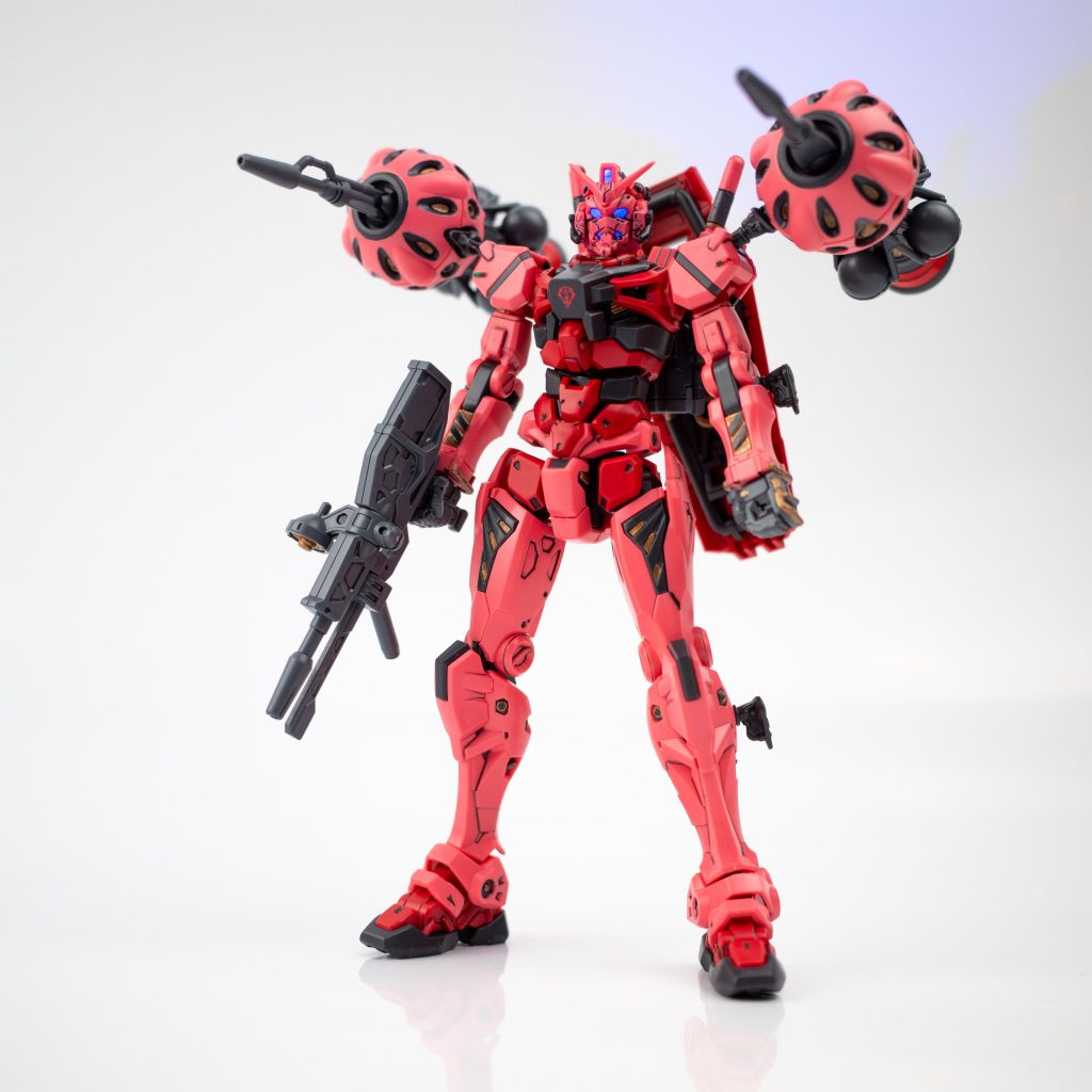 HG 赤いガンダム(簡単フィニッシュ)–2枚目/制作者：M.マウス Ver.Le