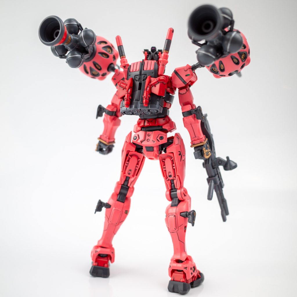 HG 赤いガンダム(簡単フィニッシュ)–3枚目/制作者：M.マウス Ver.Le