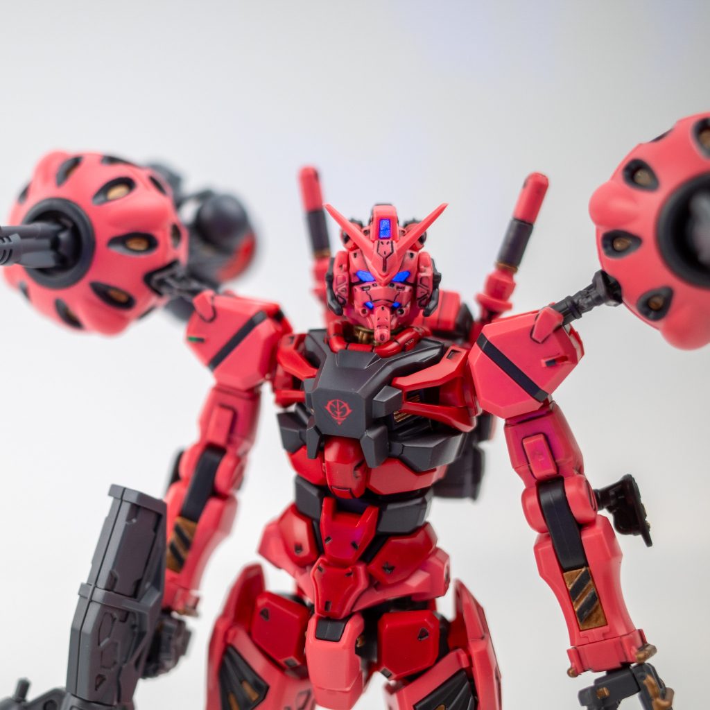HG 赤いガンダム(簡単フィニッシュ)–4枚目/制作者：M.マウス Ver.Le