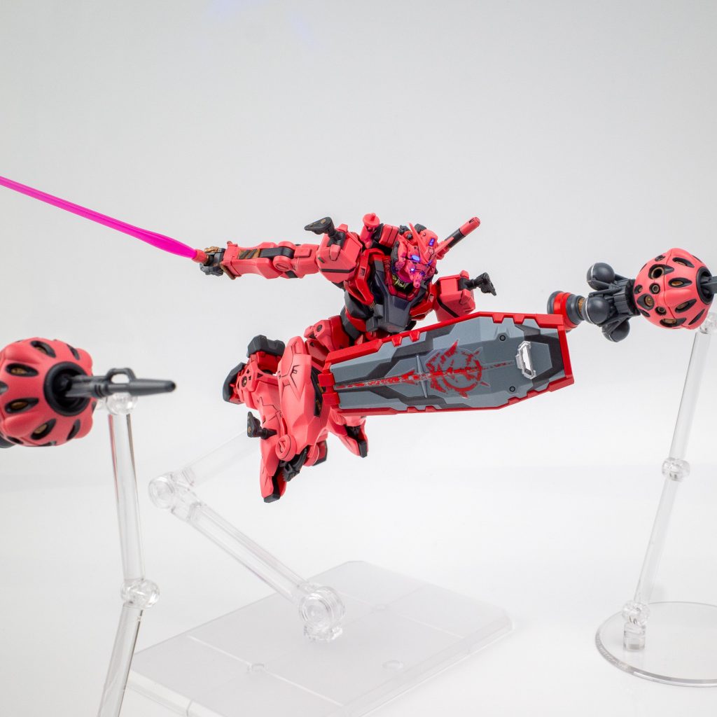 HG 赤いガンダム(簡単フィニッシュ)–6枚目/制作者：M.マウス Ver.Le