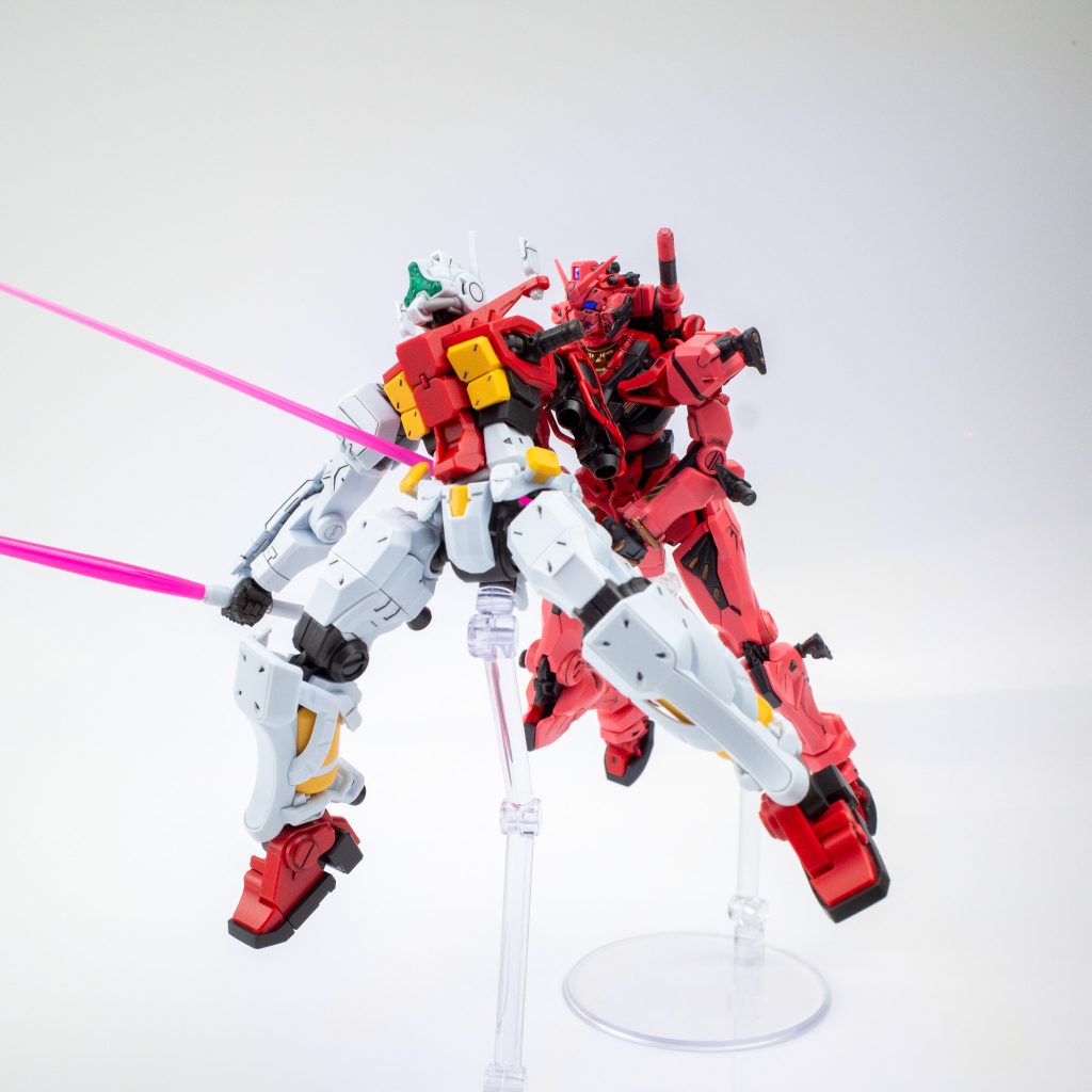 HG 赤いガンダム(簡単フィニッシュ)–8枚目/制作者：M.マウス Ver.Le