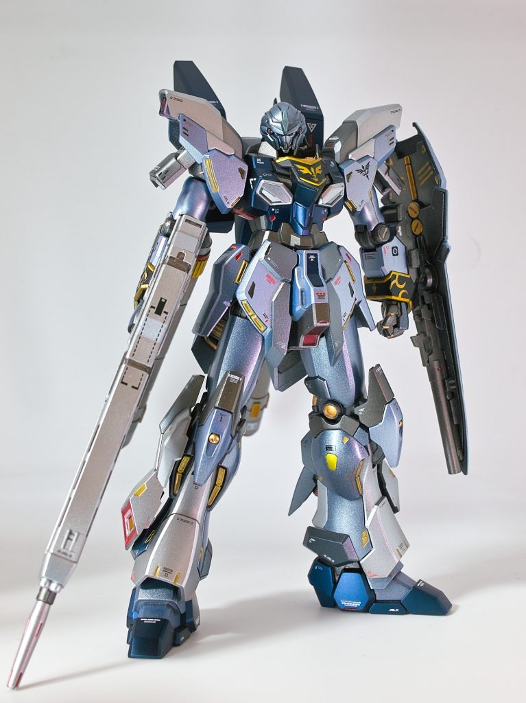 袖付きはゴールドに。スタインの袖が金じゃない事に後から気がつく頃には殆ど塗装が終わってました。