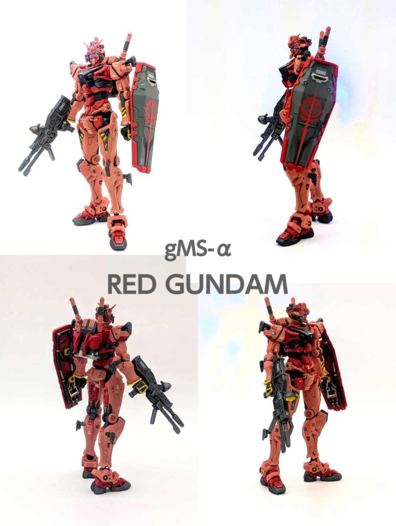 赤いガンダム　GQ一年戦争Ver–4枚目/制作者：しうまい