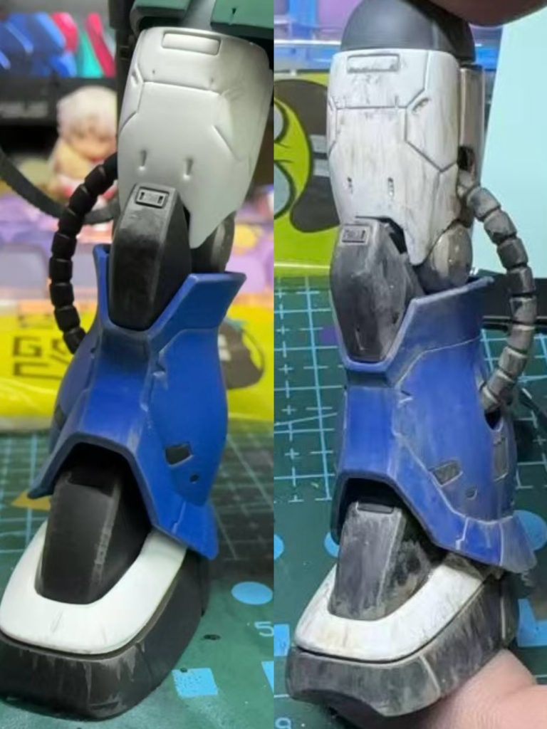 全体的にウェザリングを施しました