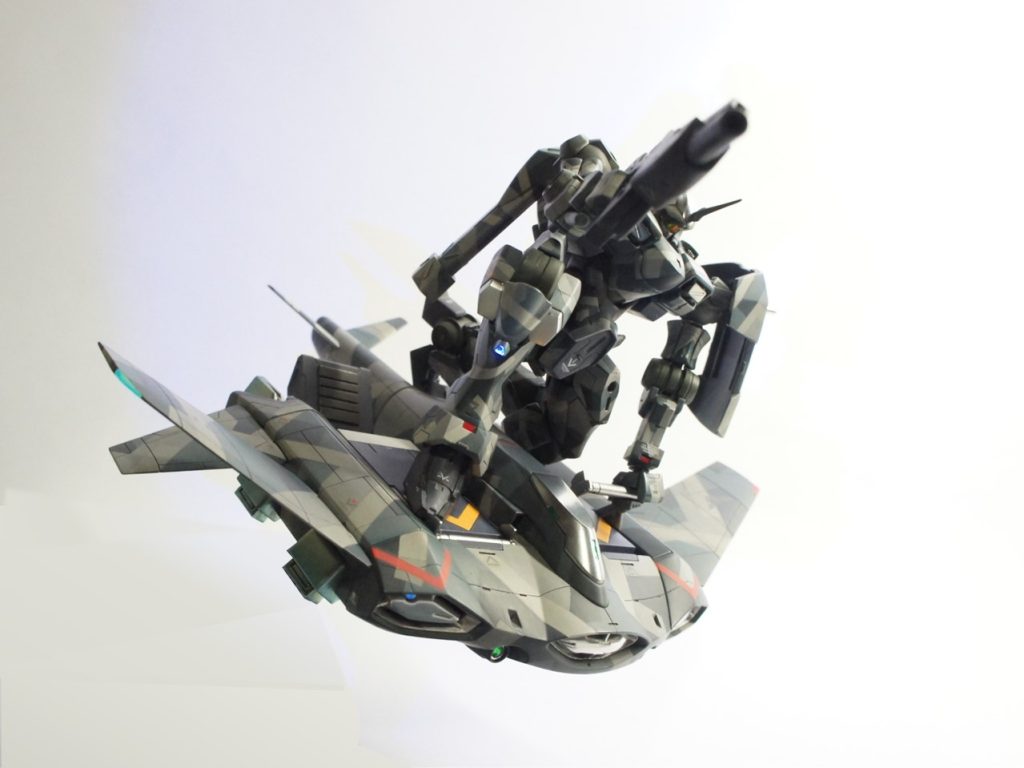 ティックバランに載せてみました。片膝ついての姿勢はなかなかに困難でした。