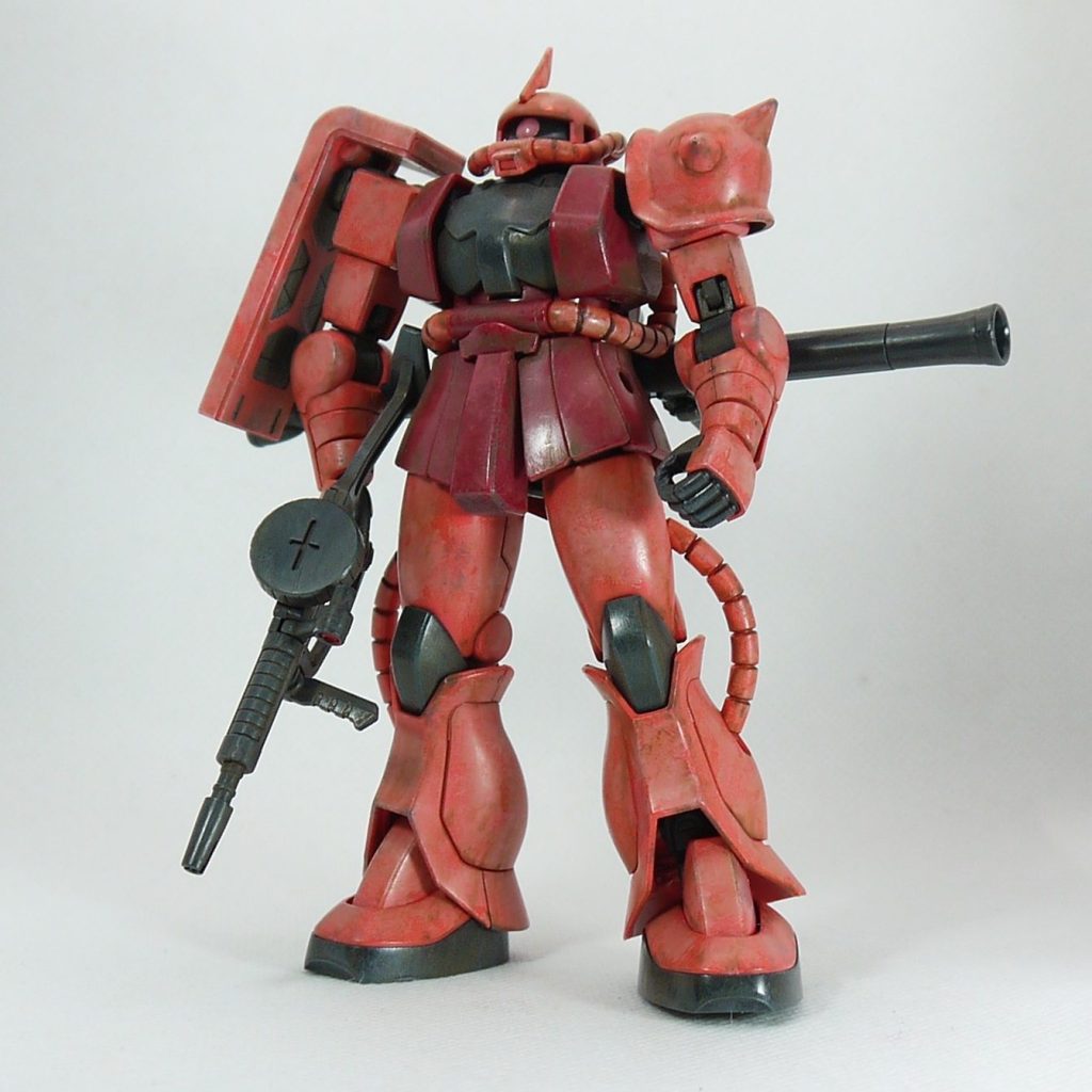HG 1/144 シャア専用ザクⅡ（リバイブ版）／清水式簡単