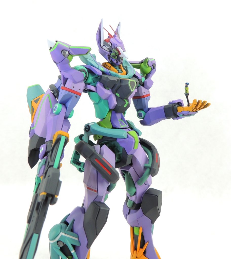 1/144ニャアン(ジオン軍制服着用ver.)との対比。
