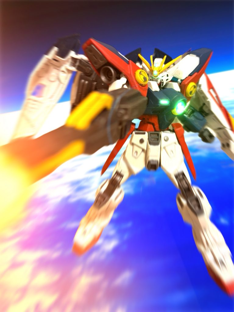 HGAC ウイングガンダムゼロ（ソリッドクリア塗り直し）