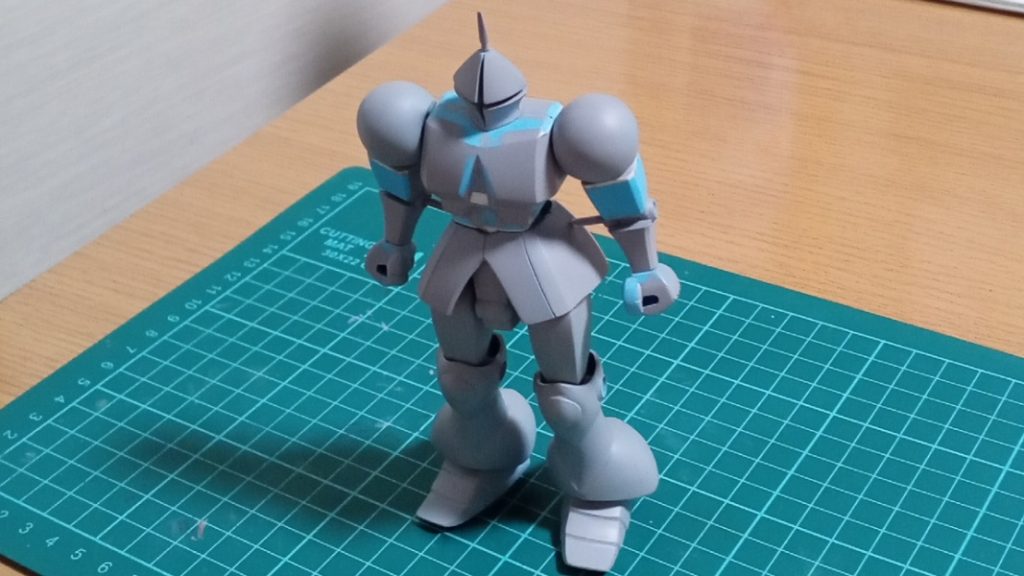 何年も放置しただけあり修正が大変でしたが楽しめました。完成品の詳しい画像はこちら→https://the-secret-agentman.blogspot.com/2025/06/gunpla-oldkit-gyan-finished-model.html