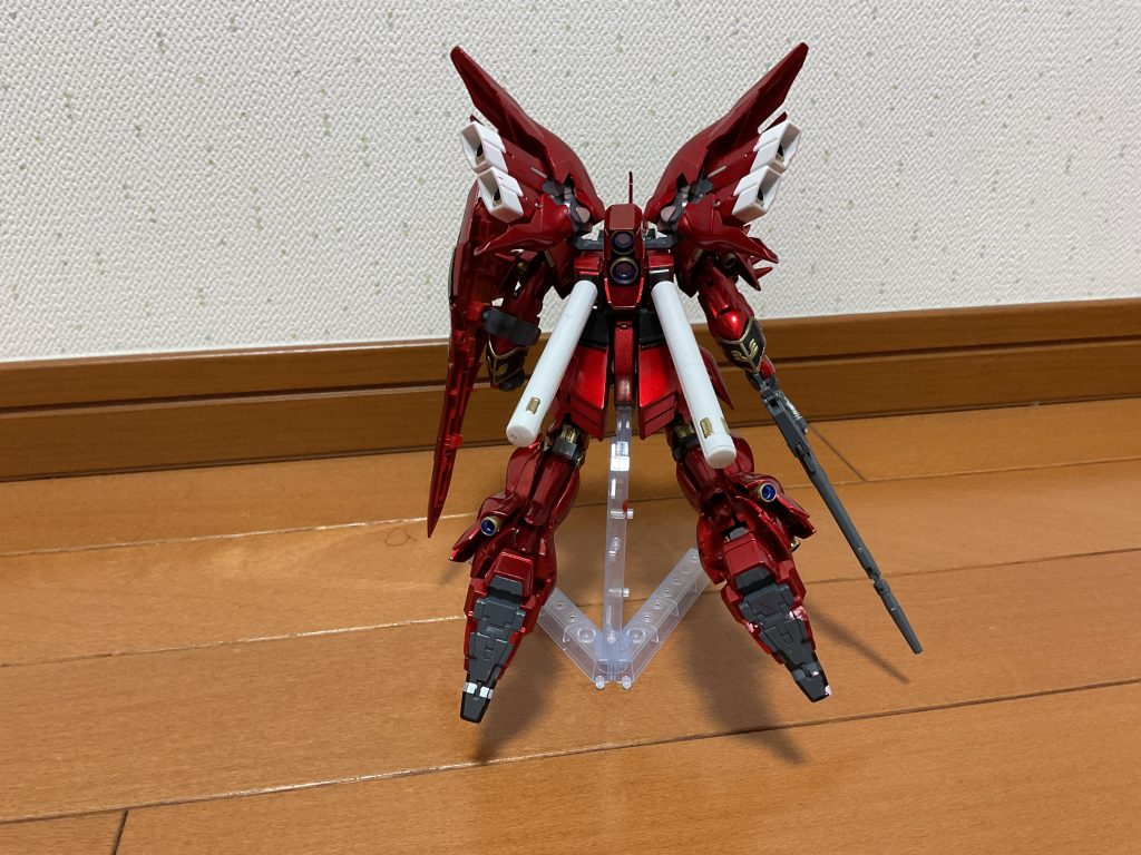 後ろ姿がカッコ良すぎる。以上hgシナンジュでした。最後まで見ていただきありがとうございます。 