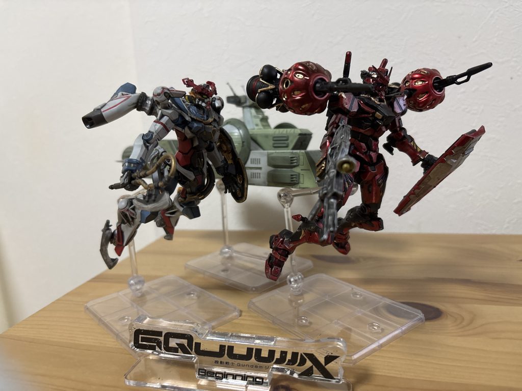 並べると良い感じになりますね！発売日に買ってたんですが風邪をひいて長引き1ヶ月近く完成にかかってしまいました😂