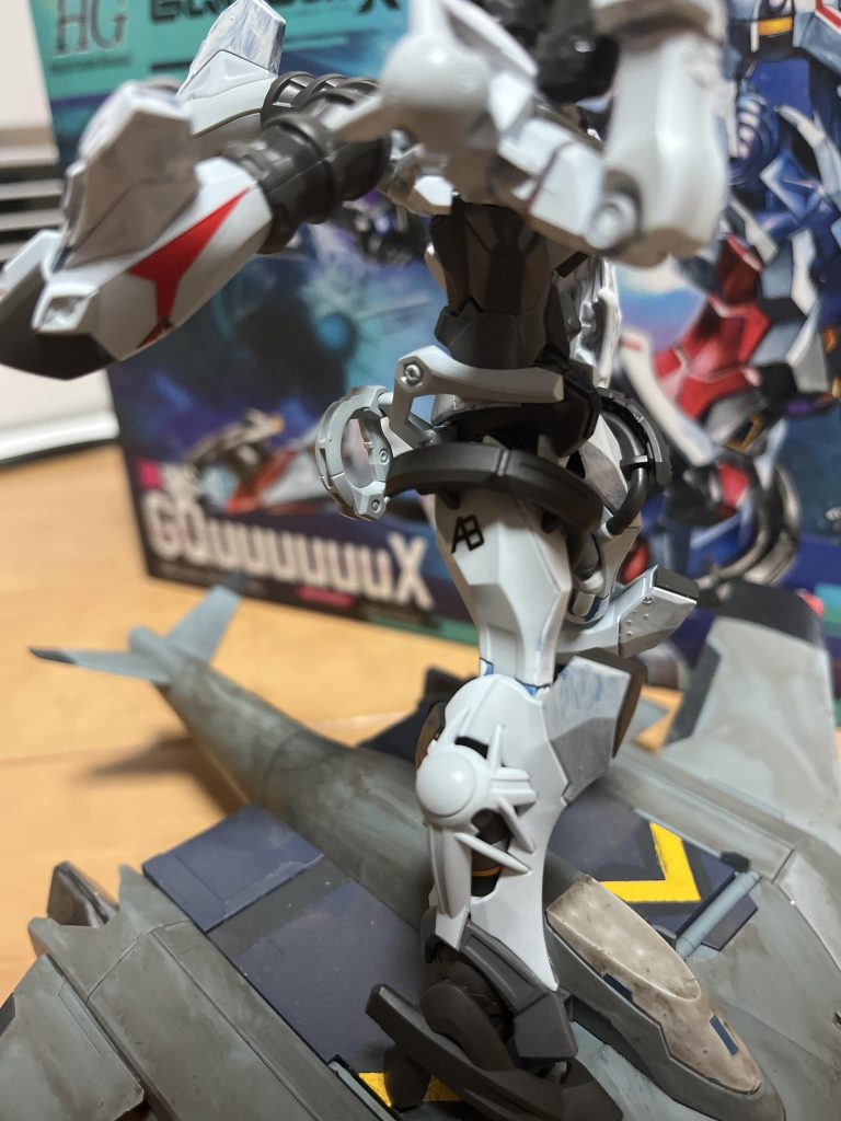 全般的に海軍と地球連邦のステッカーを貼っています（1／144エフトイズ）