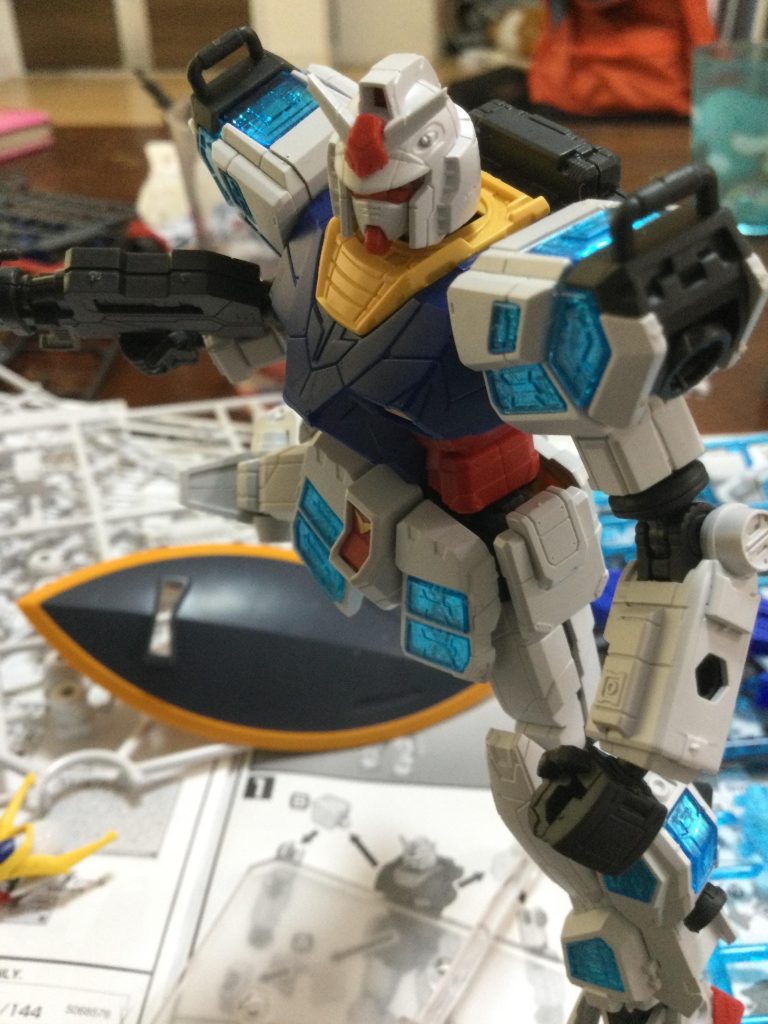 作品名：写真楽しいかも！<p>ガンプラで写真撮るの楽しい！ 後ろにパーツを置いてみるといい感じ！</p>