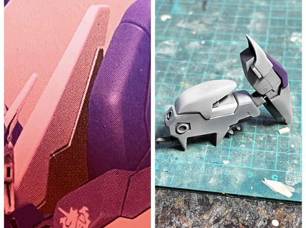 スタビライザーキットのスタビライザーは旧からシンプルなデザインに変更されていたので、もとのデザインに近い物をジャンクから作りました。