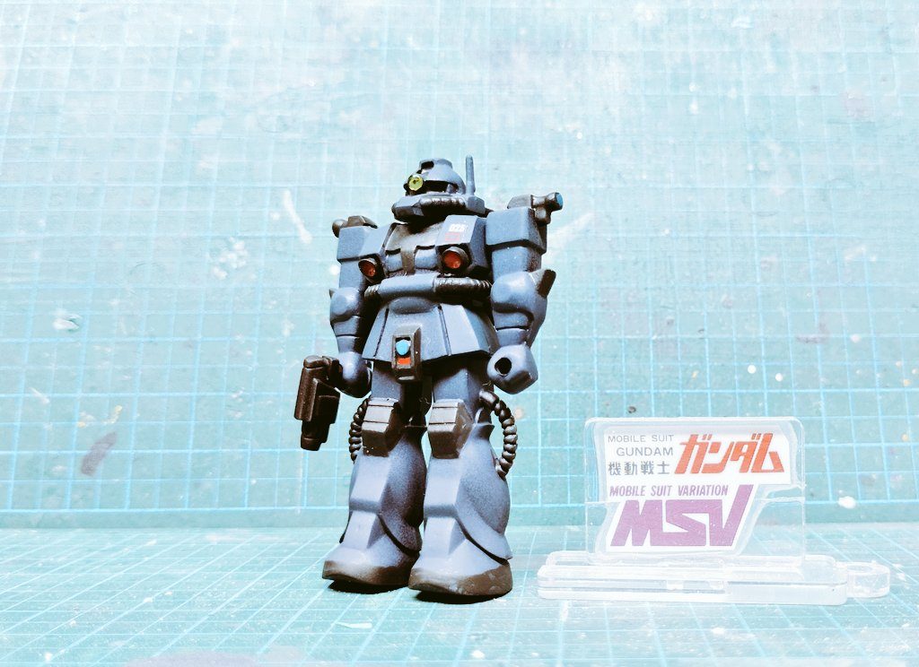 　1/300 森永チョコスナック MS-06E ザク強行偵察型　