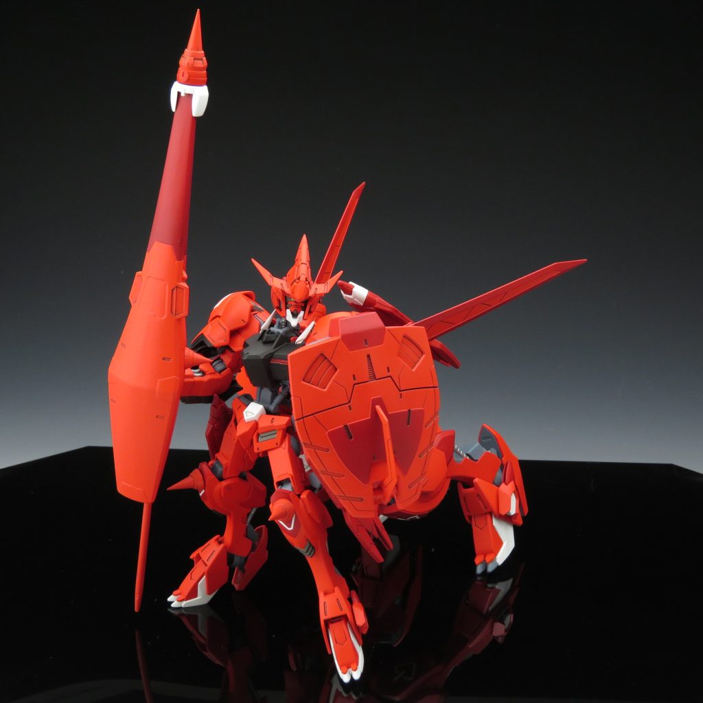 槍と盾はキマリストルーパーから拝借し、紅の悪魔騎士をイメージしています。 最後まで閲覧ありがとうございましたm(_ _)m