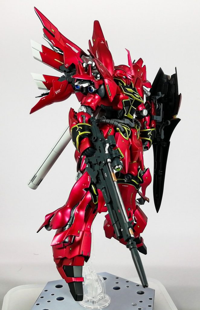 RGシナンジュ　半艶キャンディ塗装