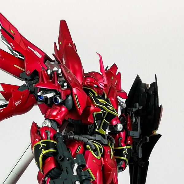 RGシナンジュ キャンディ塗装完成品 RGシナンジュ超光沢キャンディ塗装｜moca.plaさんのガンプラ作品